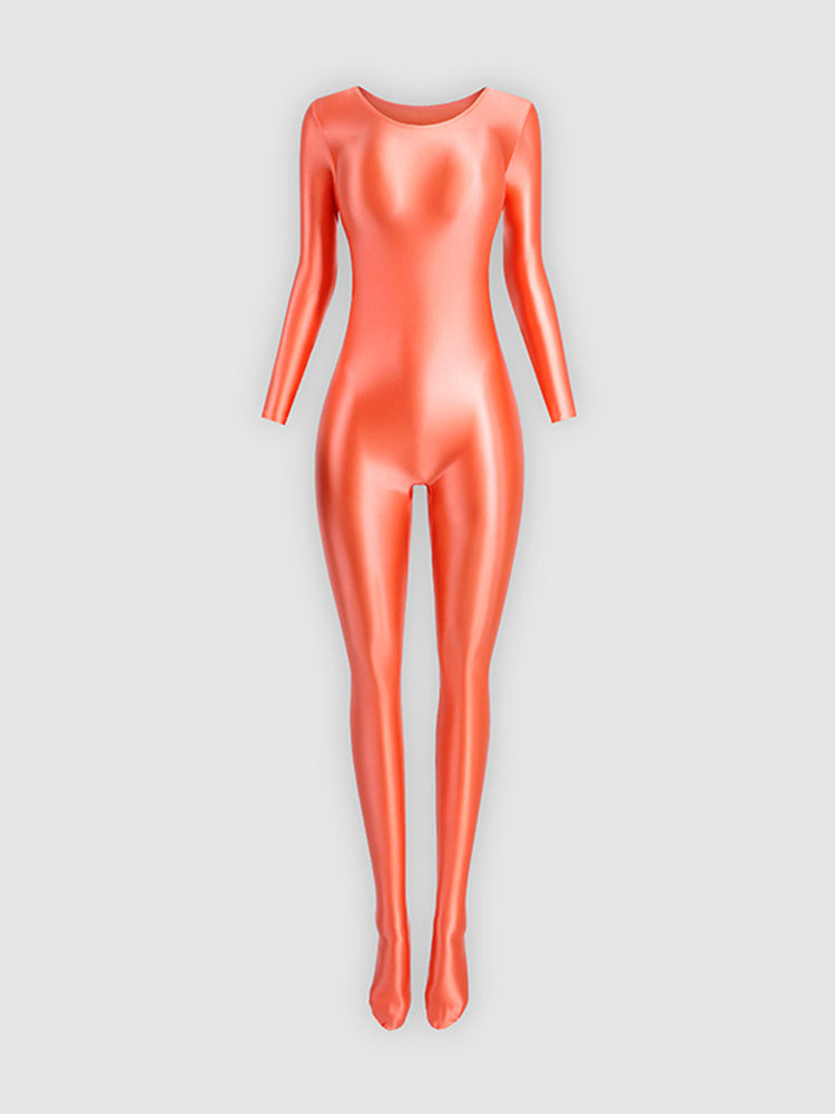 MSPANDEX - UNISEX SPANDEX SHINY NYLON BODYSUIT