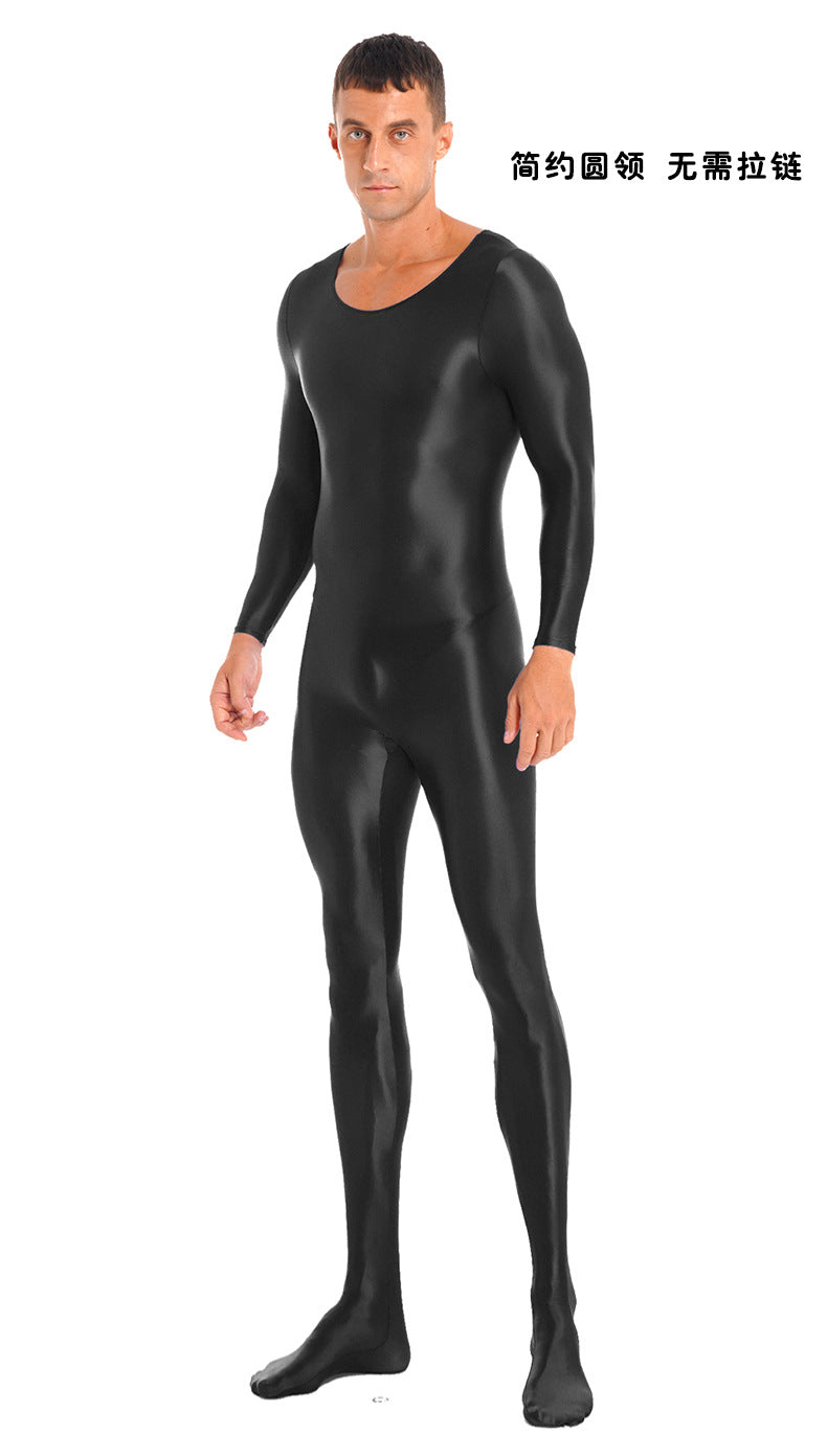 MSPANDEX - UNISEX SPANDEX SHINY NYLON BODYSUIT