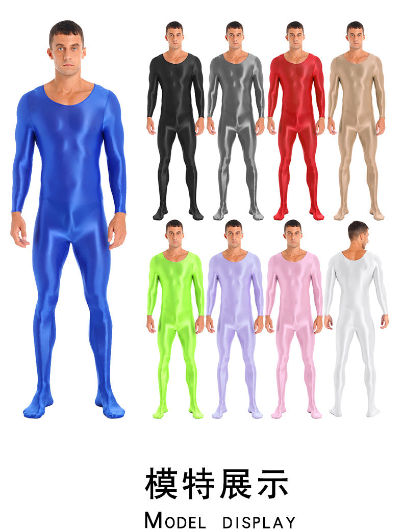 MSPANDEX - UNISEX SPANDEX SHINY NYLON BODYSUIT