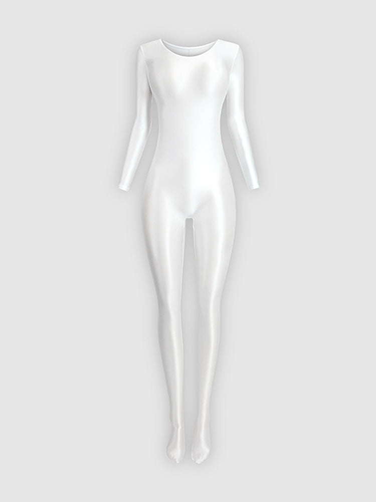 MSPANDEX - UNISEX SPANDEX SHINY NYLON BODYSUIT