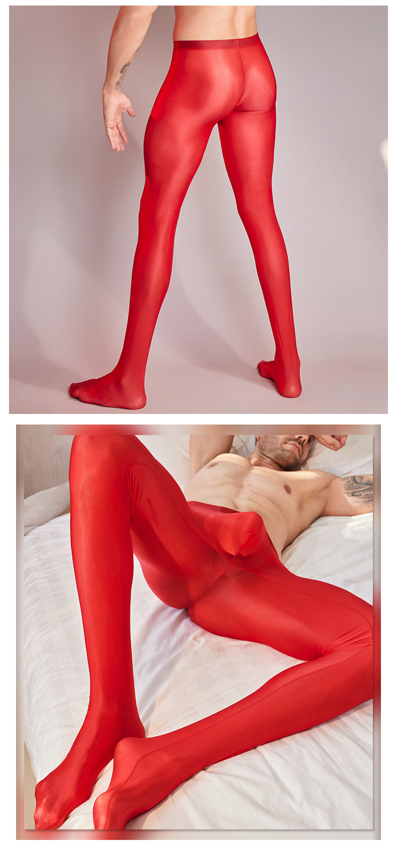 MSPANDEX - MENS TRANSPARENT TIGHTS NYLON MATERIAL
