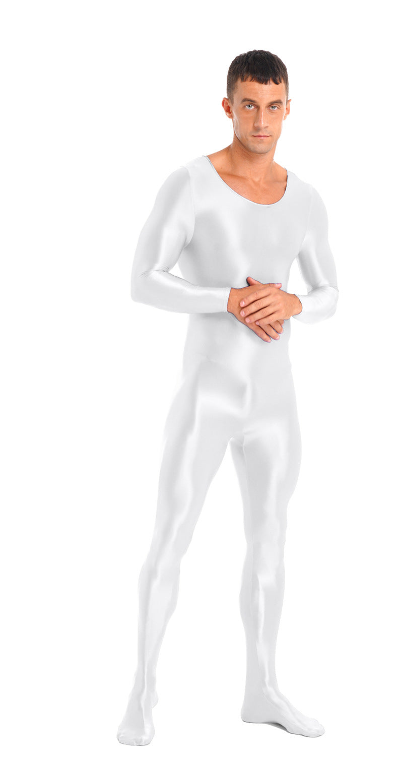 MSPANDEX - UNISEX SPANDEX SHINY NYLON BODYSUIT