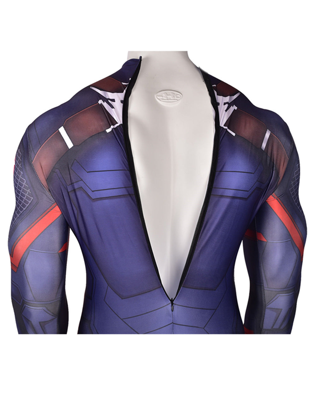 MSPANDEX - SUPERHERO CAPTAIN AMERICA CLASSIC BODY SUIT COSPLAY