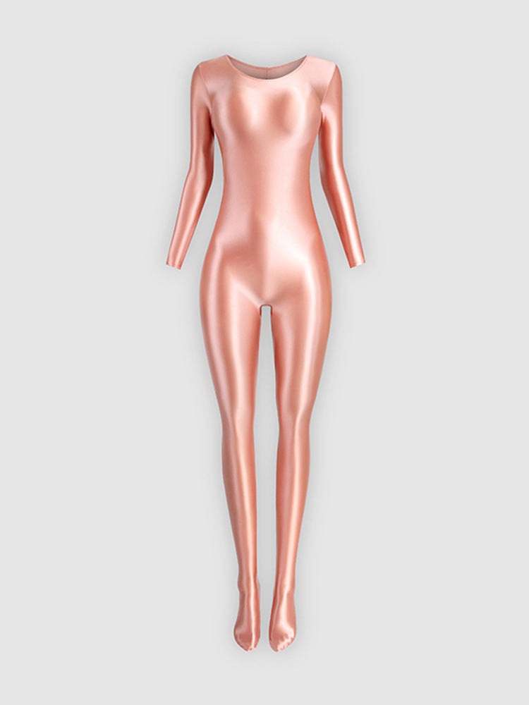 MSPANDEX - UNISEX SPANDEX SHINY NYLON BODYSUIT