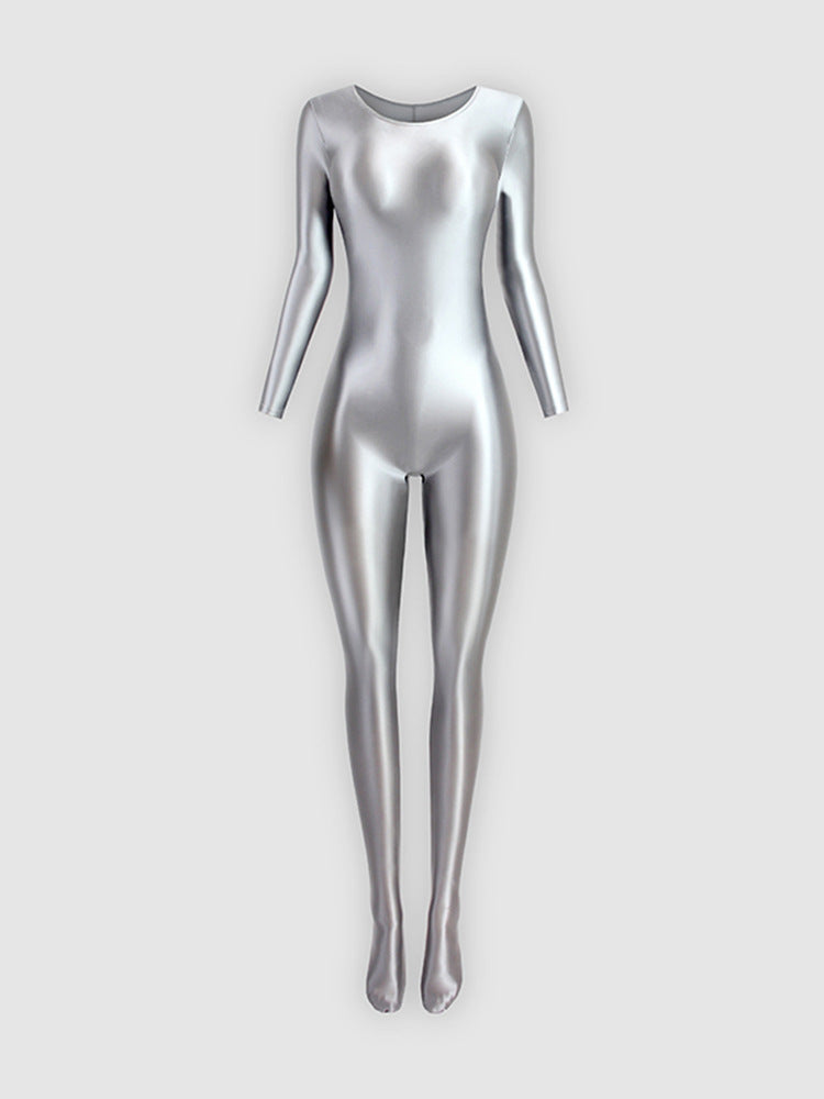 MSPANDEX - UNISEX SPANDEX SHINY NYLON BODYSUIT