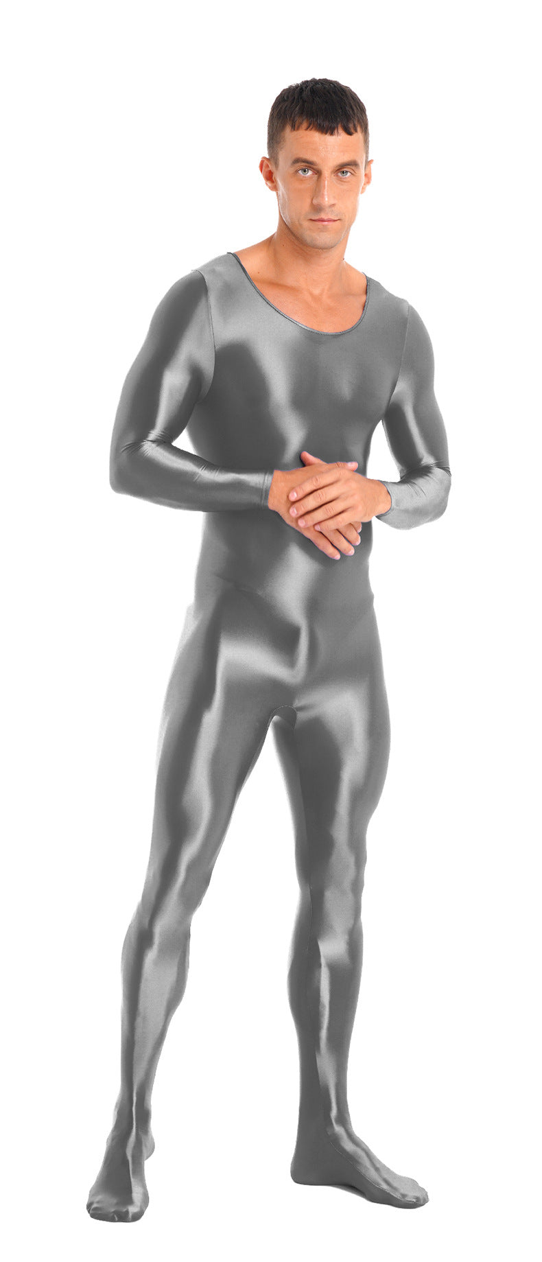 MSPANDEX - UNISEX SPANDEX SHINY NYLON BODYSUIT