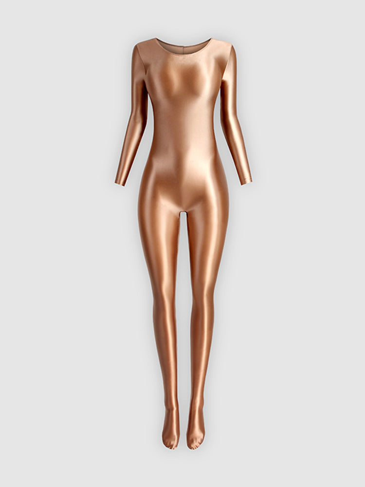 MSPANDEX - UNISEX SPANDEX SHINY NYLON BODYSUIT