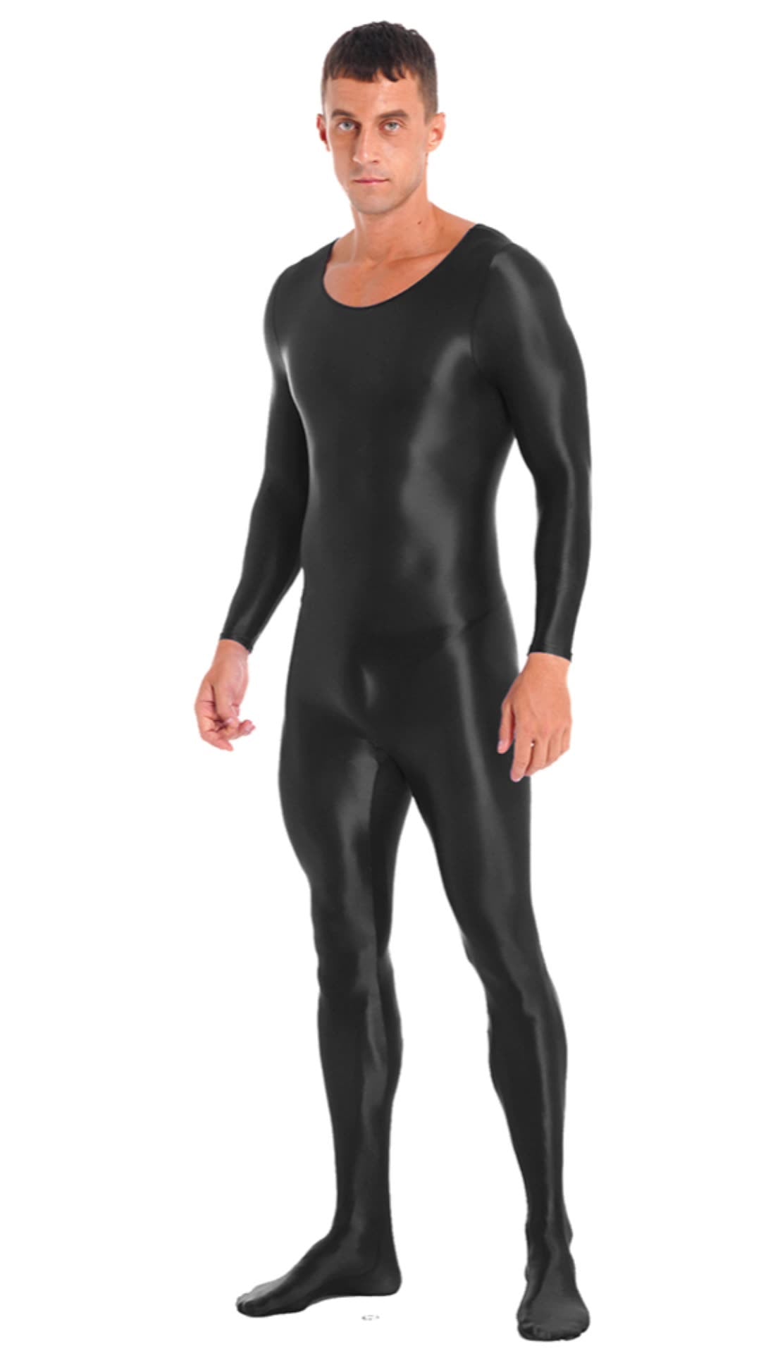 MSPANDEX - UNISEX SPANDEX SHINY NYLON BODYSUIT