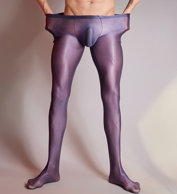 MSPANDEX - MENS TRANSPARENT TIGHTS NYLON MATERIAL