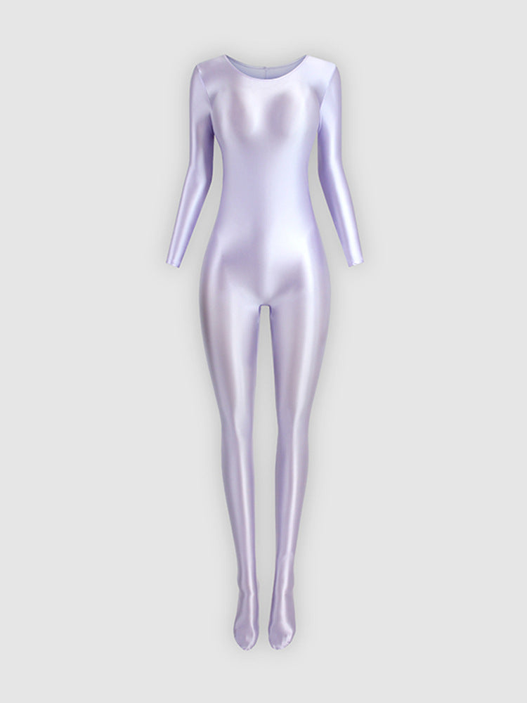 MSPANDEX - UNISEX SPANDEX SHINY NYLON BODYSUIT