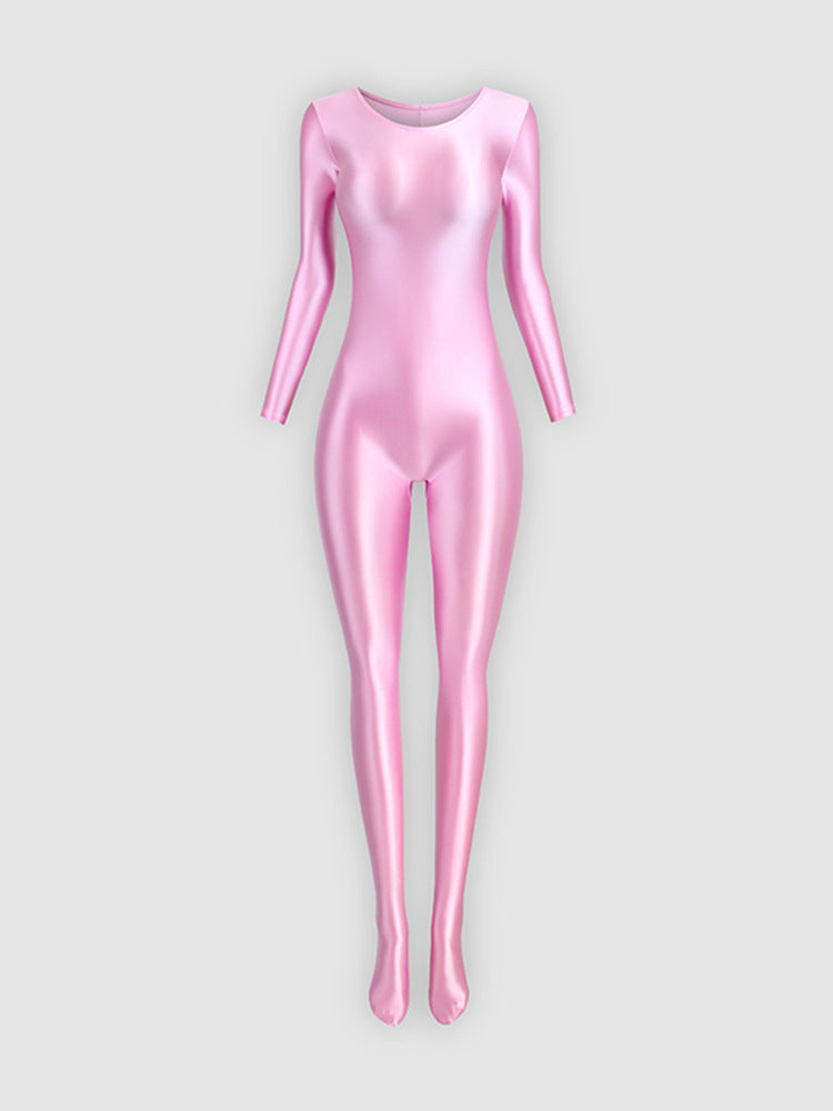 MSPANDEX - UNISEX SPANDEX SHINY NYLON BODYSUIT