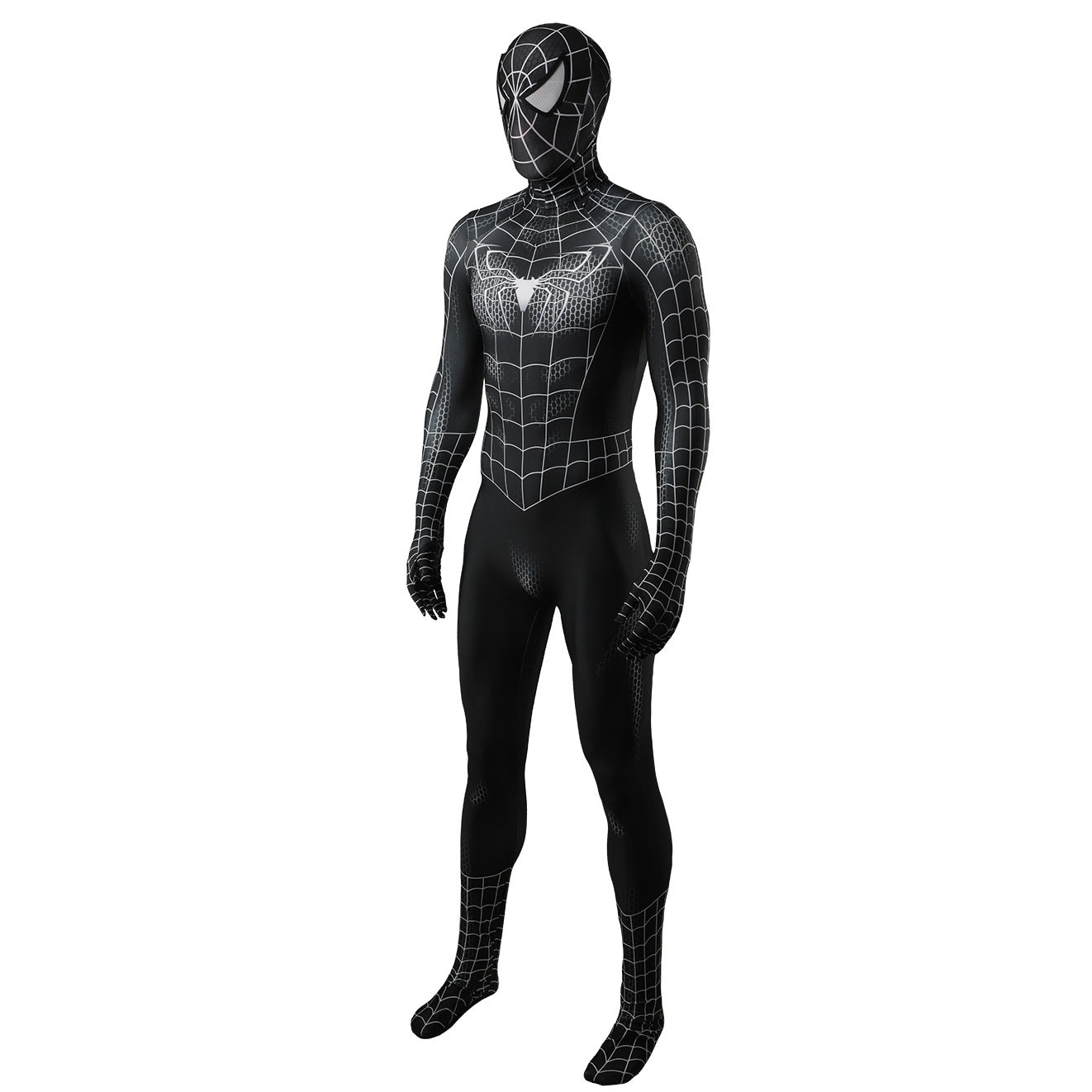 MSPANDEX - SUPERHERO BLACK SPIDERMAN COSTUME ZENTAI