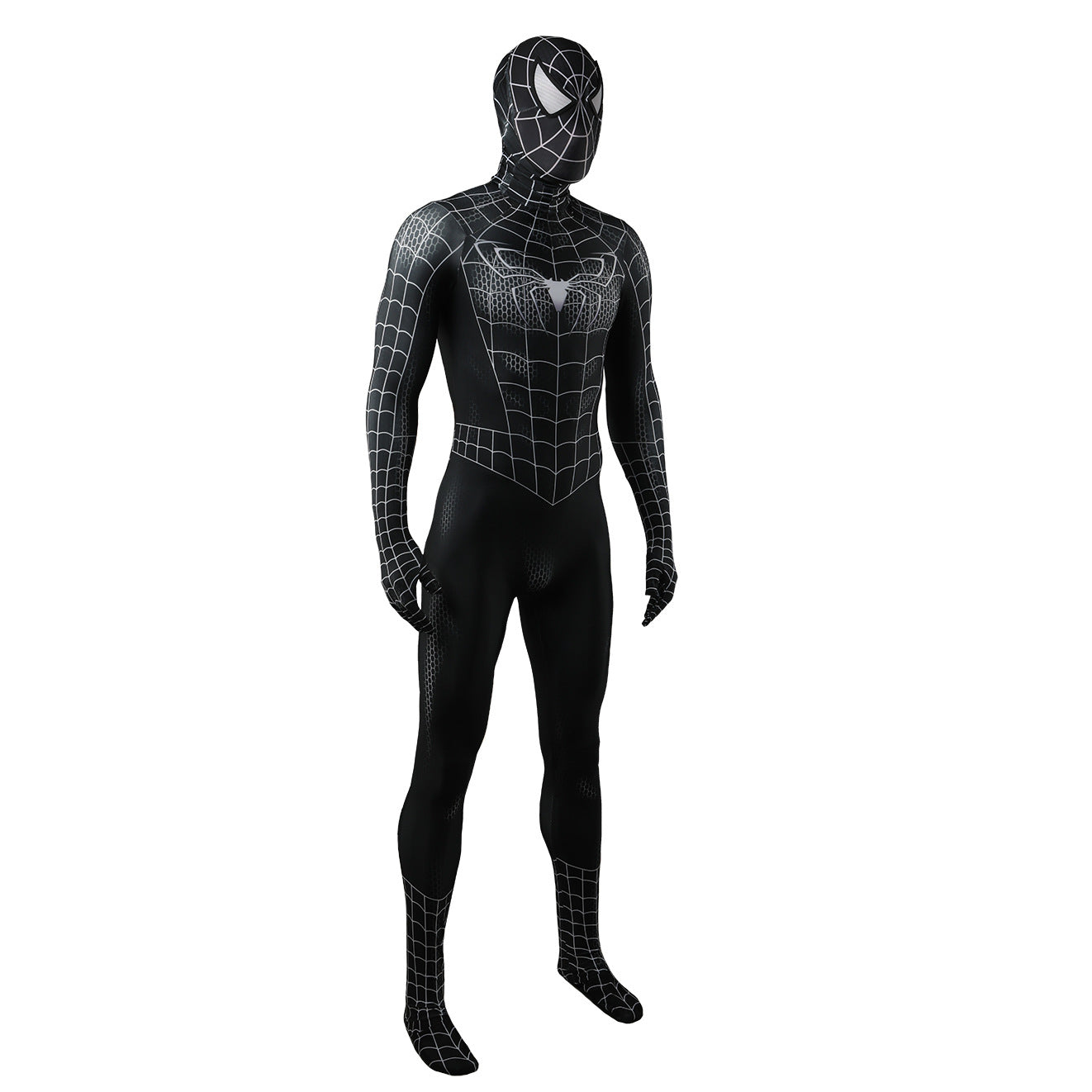 MSPANDEX - SUPERHERO BLACK SPIDERMAN COSTUME ZENTAI