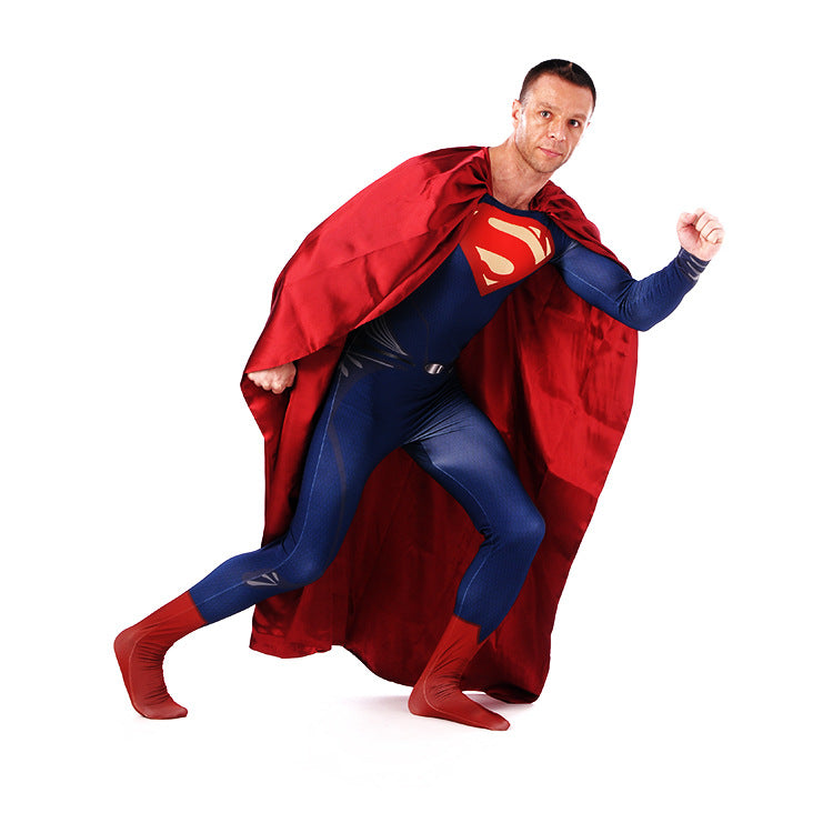 MSPANDEX - SUPERHERO SUPERMAN MAN OF STEEL COSTUME COSPLAY ZENTAI SUIT