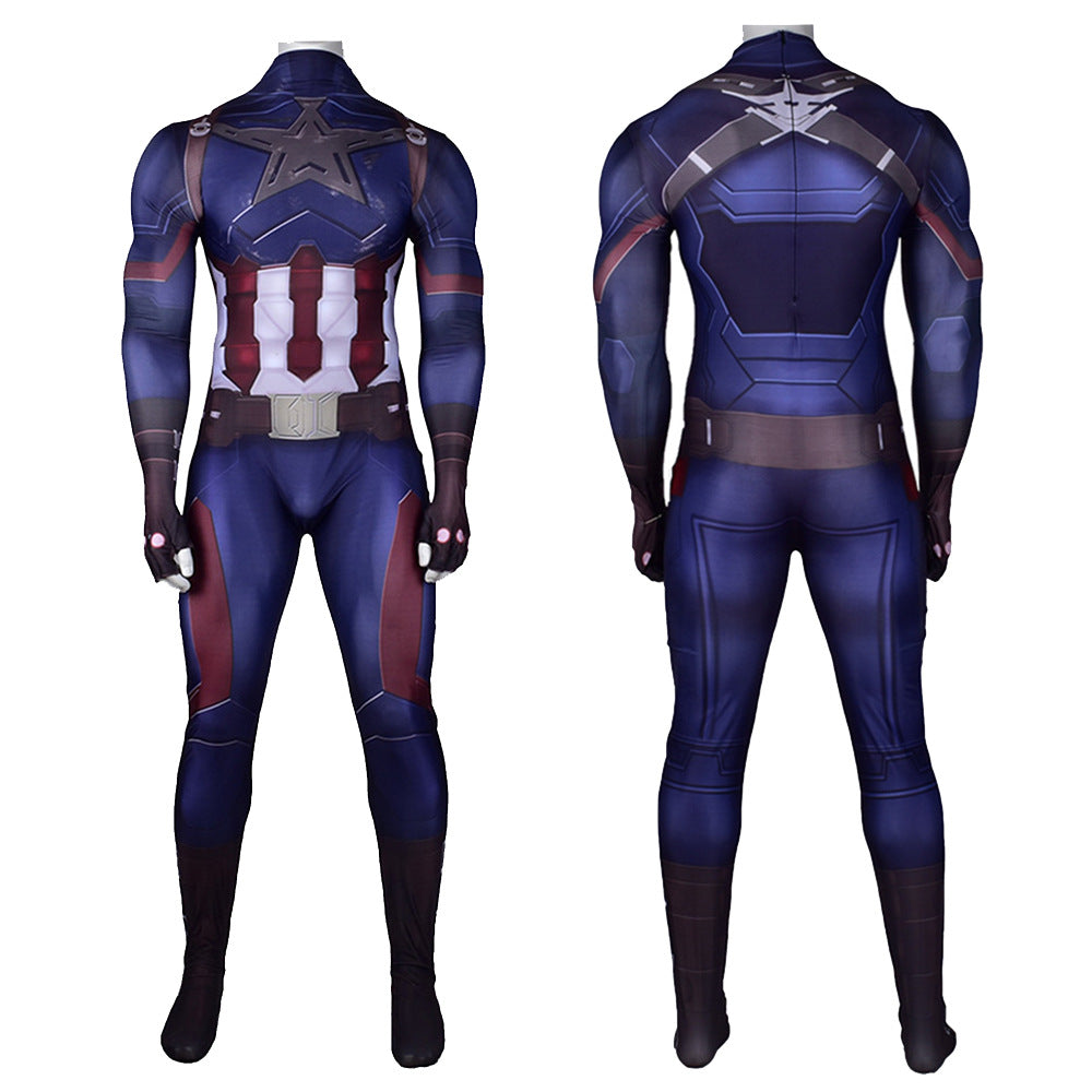 MSPANDEX - SUPERHERO CAPTAIN AMERICA CLASSIC SUIT COSPLAY