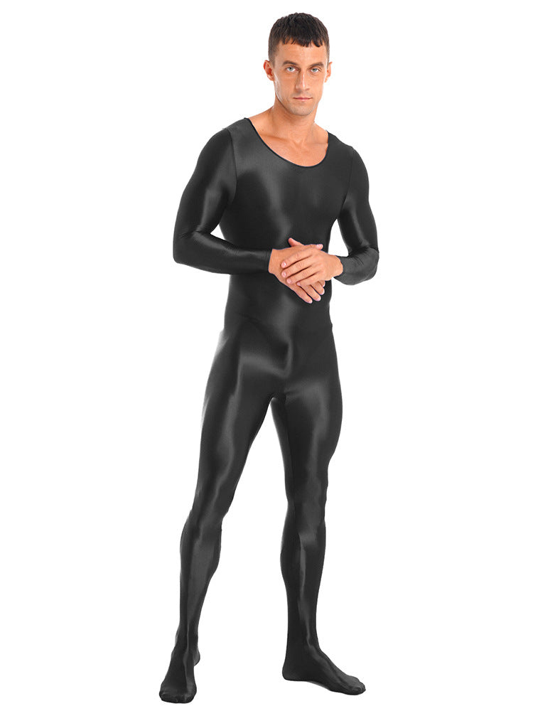 MSPANDEX - UNISEX SPANDEX SHINY NYLON BODYSUIT