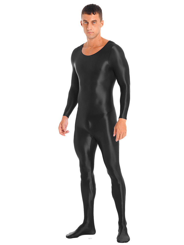 MSPANDEX - UNISEX SPANDEX SHINY NYLON BODYSUIT