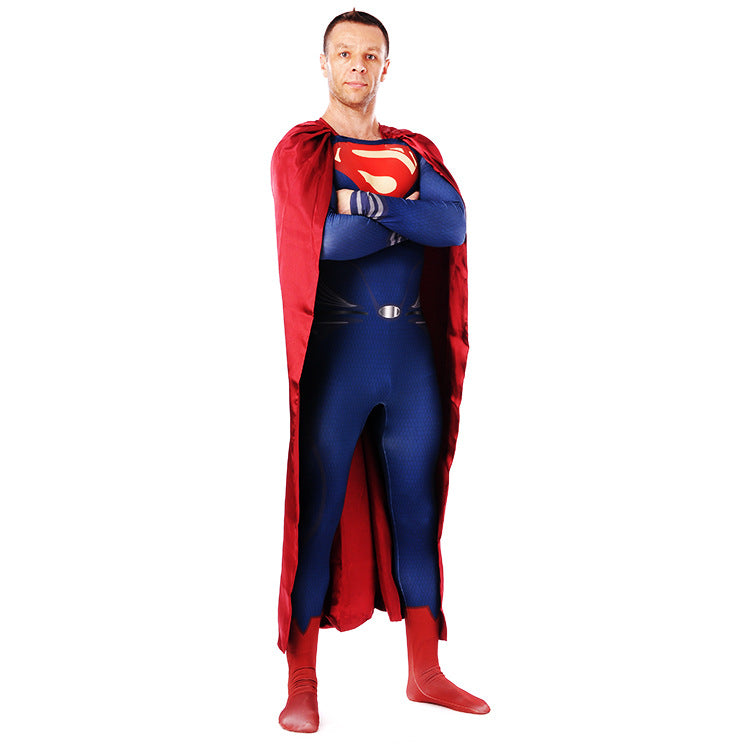 MSPANDEX - SUPERHERO SUPERMAN MAN OF STEEL COSTUME COSPLAY ZENTAI SUIT