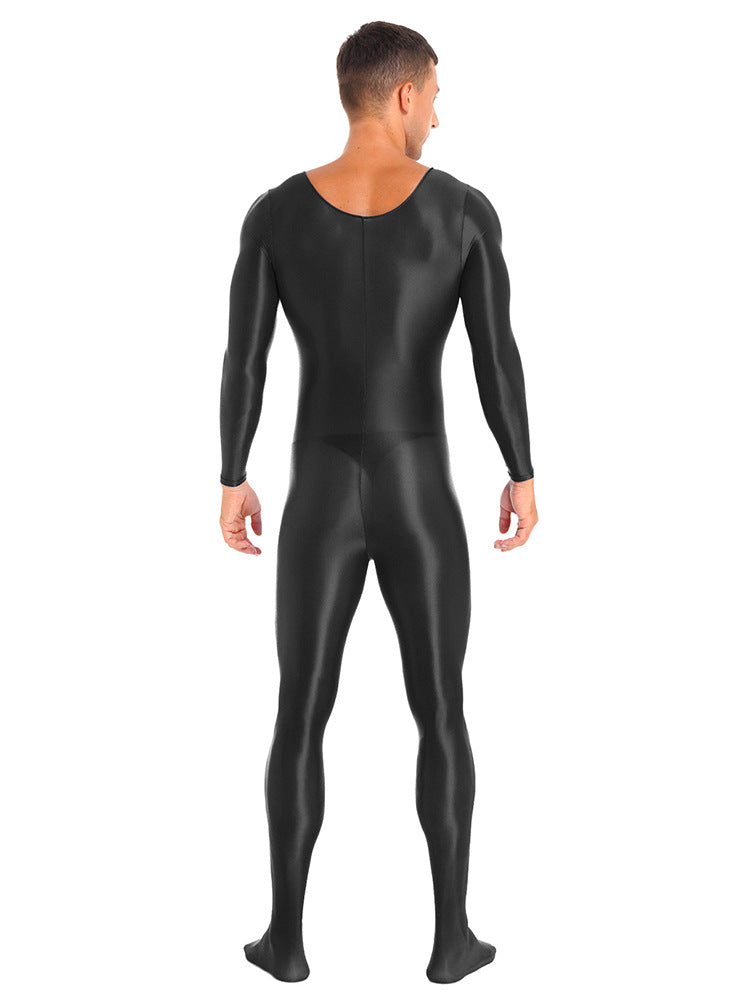 MSPANDEX - UNISEX SPANDEX SHINY NYLON BODYSUIT