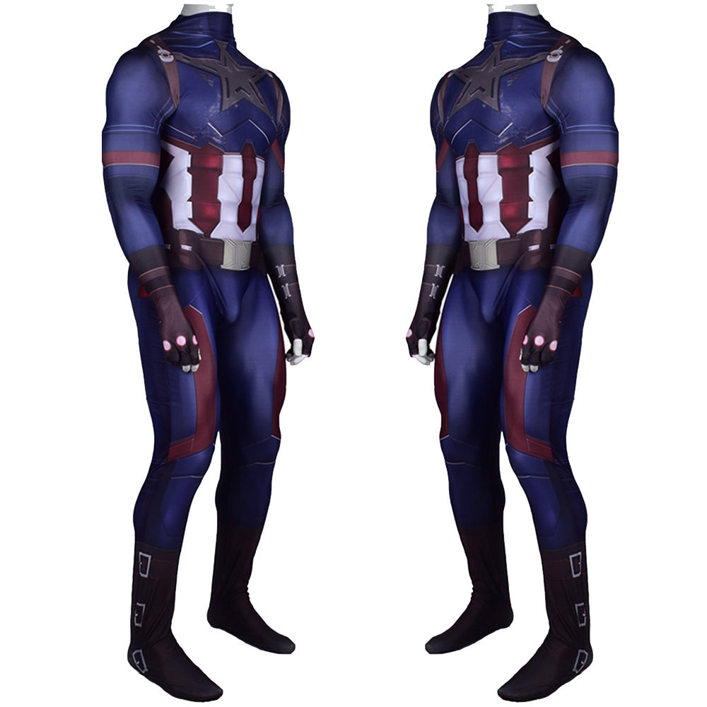 MSPANDEX - SUPERHERO CAPTAIN AMERICA CLASSIC SUIT COSPLAY