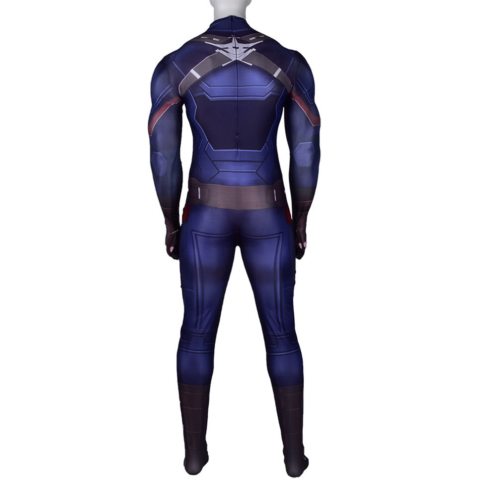 MSPANDEX - SUPERHERO CAPTAIN AMERICA CLASSIC SUIT COSPLAY