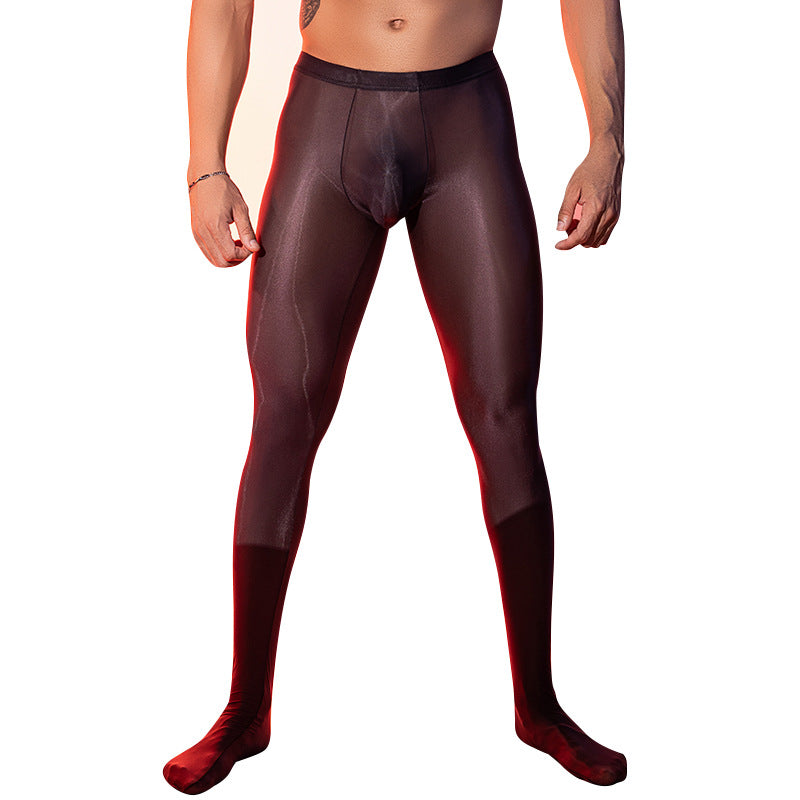 MSPANDEX - MENS TRANSPARENT NYLON TIGHTS