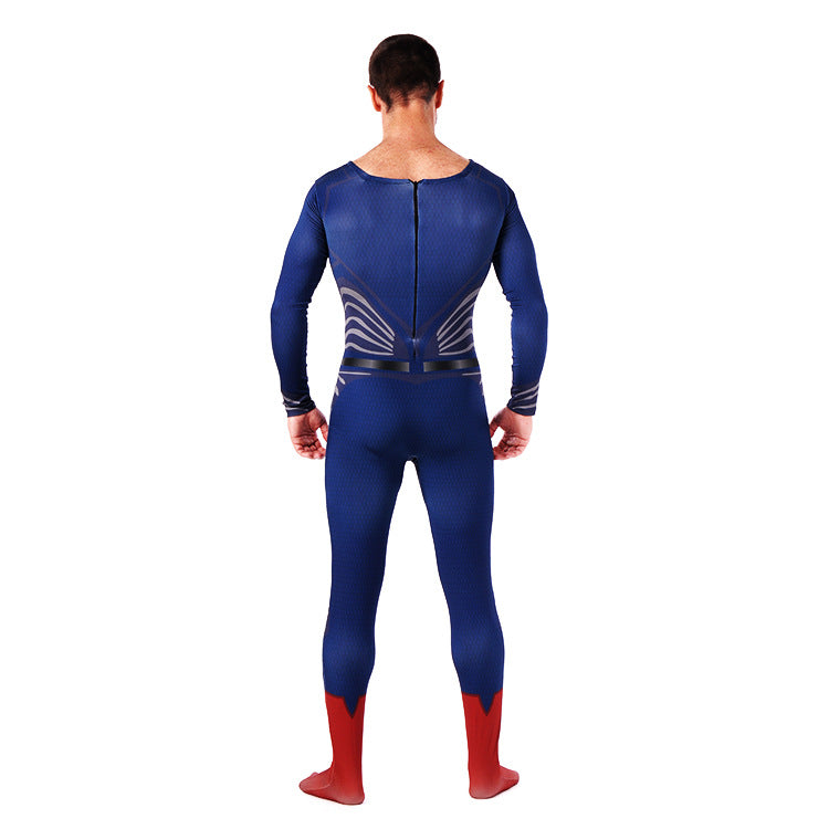 MSPANDEX - SUPERHERO SUPERMAN MAN OF STEEL COSTUME COSPLAY ZENTAI SUIT
