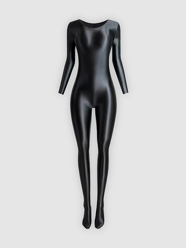 MSPANDEX - UNISEX SPANDEX SHINY NYLON BODYSUIT