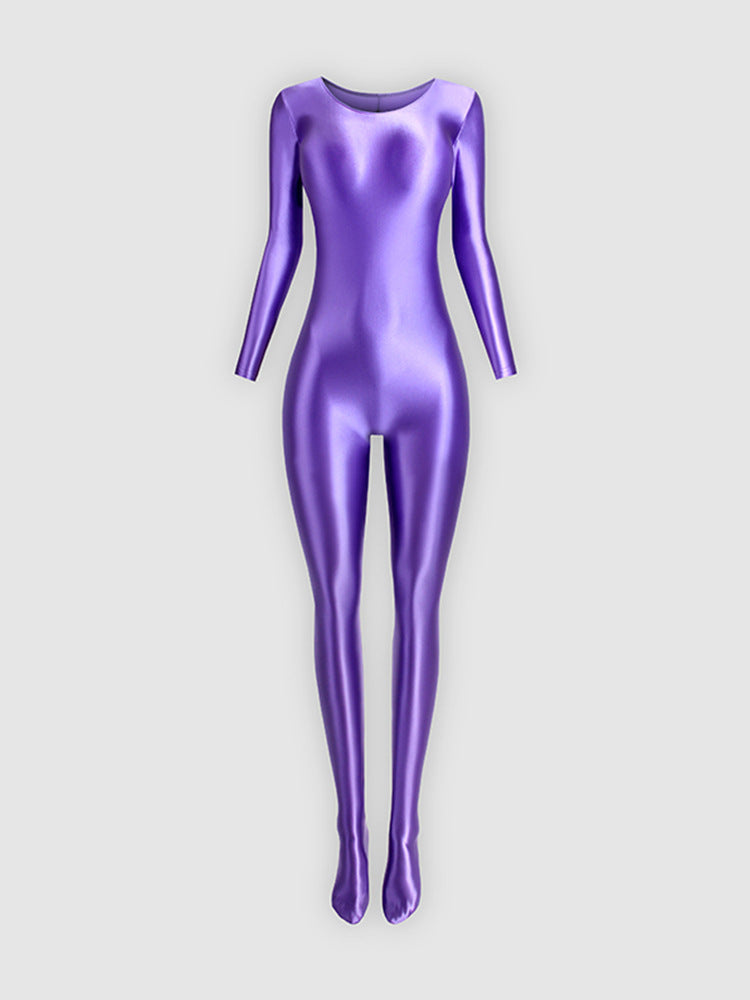 MSPANDEX - UNISEX SPANDEX SHINY NYLON BODYSUIT