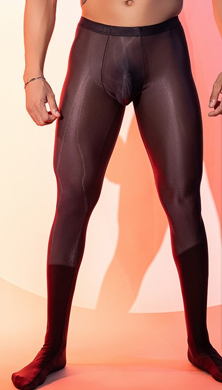 MSPANDEX - MENS TRANSPARENT NYLON TIGHTS