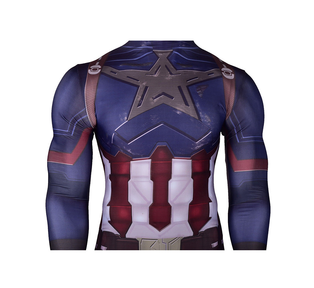 MSPANDEX - SUPERHERO CAPTAIN AMERICA CLASSIC SUIT COSPLAY