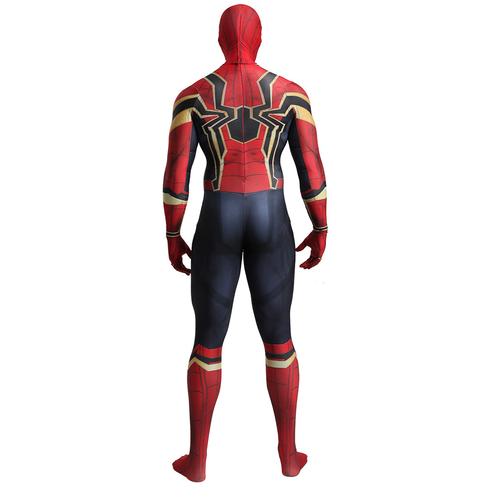 MSPANDEX - SUPERHERO SPIDERMAN AVENGERS 3 COSTUME ZENTAI COSPLAY - WITH REMOVABLE MASK