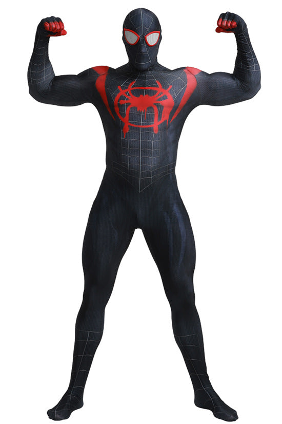 MSPANDEX - SUPERHERO SPIDERMAN BLACK COSTUME COSPLAY ZENTAI
