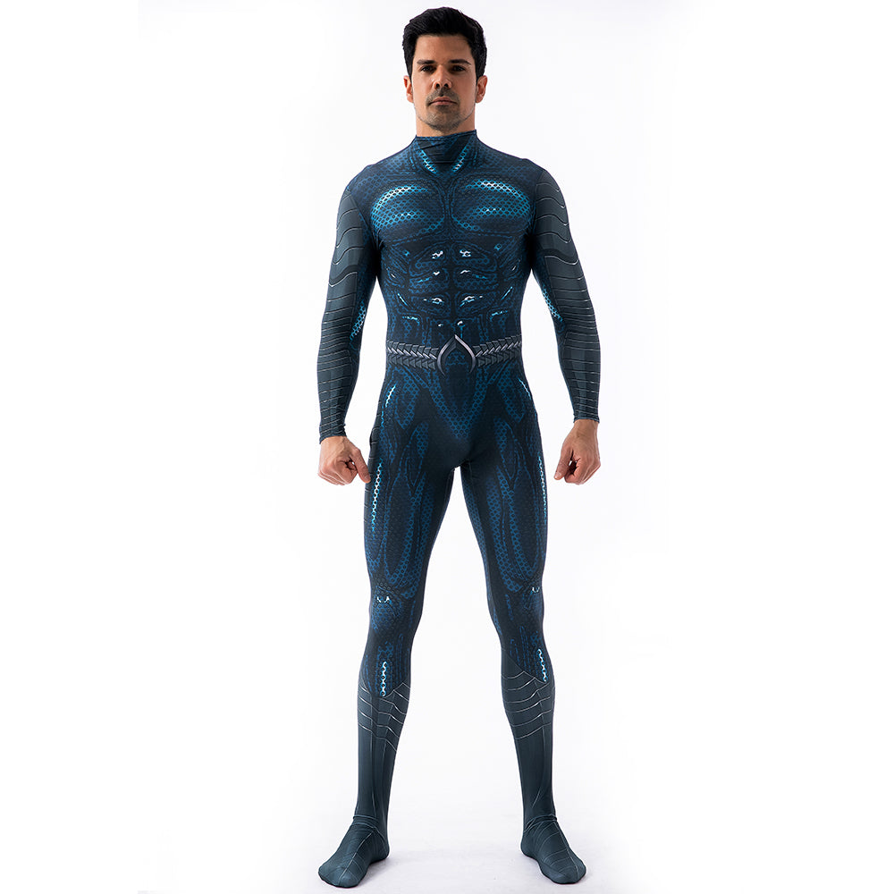 MSPANDEX - AQUAMAN 2 BODY SUIT CLASSIC SUPERHERO COSTUME