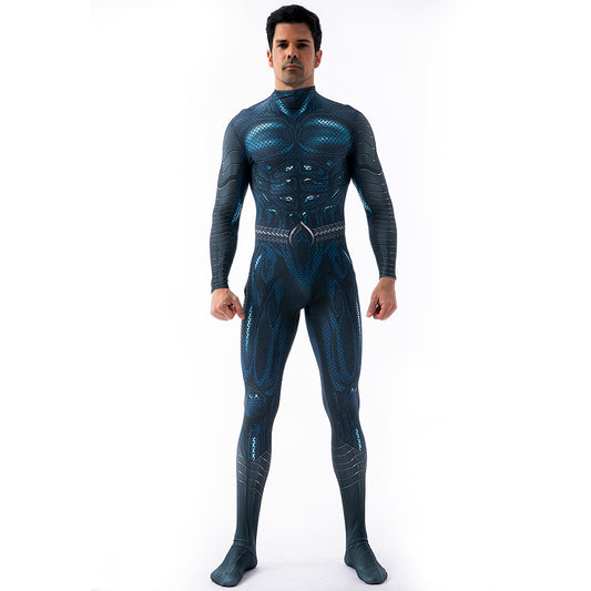 MSPANDEX - AQUAMAN 2 BODY SUIT CLASSIC SUPERHERO COSTUME