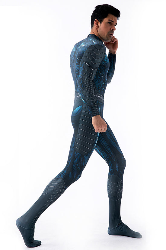 MSPANDEX - AQUAMAN 2 BODY SUIT CLASSIC SUPERHERO COSTUME