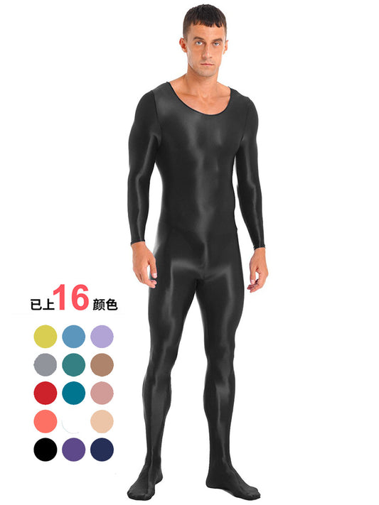 MSPANDEX - UNISEX SPANDEX SHINY NYLON BODYSUIT