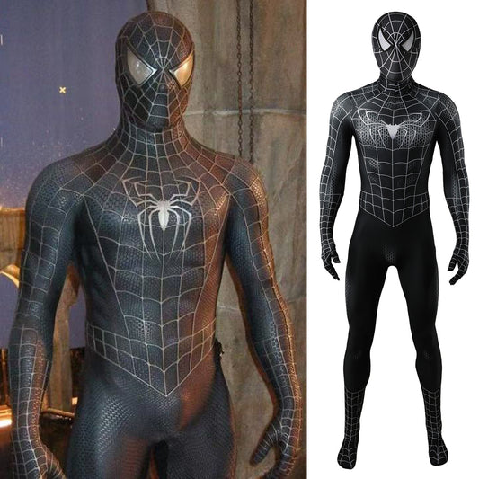 MSPANDEX - SUPERHERO BLACK SPIDERMAN COSTUME ZENTAI