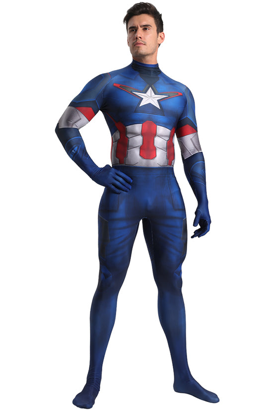MSPANDEX - SUPERHERO CAPTAIN AMERICA CLASSIC SUIT COSPLAY