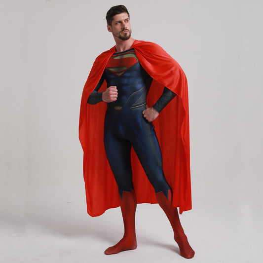 MSPANDEX - SUPERMAN BODY SUIT CLASSIC SUPERHERO