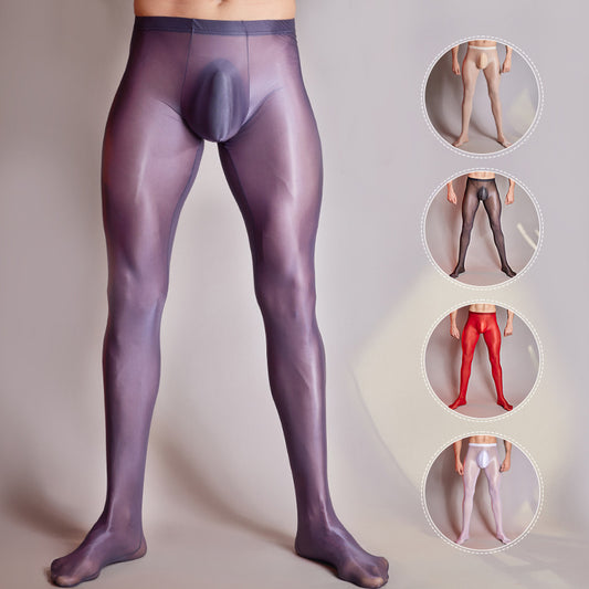 MSPANDEX - MENS TRANSPARENT TIGHTS NYLON MATERIAL