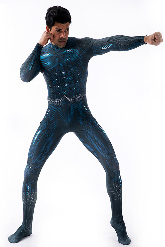 MSPANDEX - AQUAMAN 2 BODY SUIT CLASSIC SUPERHERO COSTUME