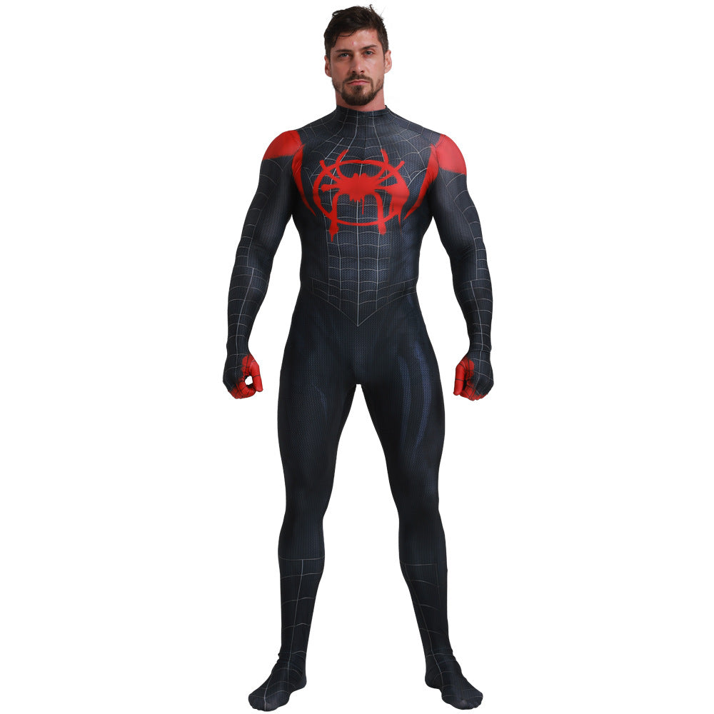 MSPANDEX - SUPERHERO SPIDERMAN BLACK COSTUME COSPLAY ZENTAI