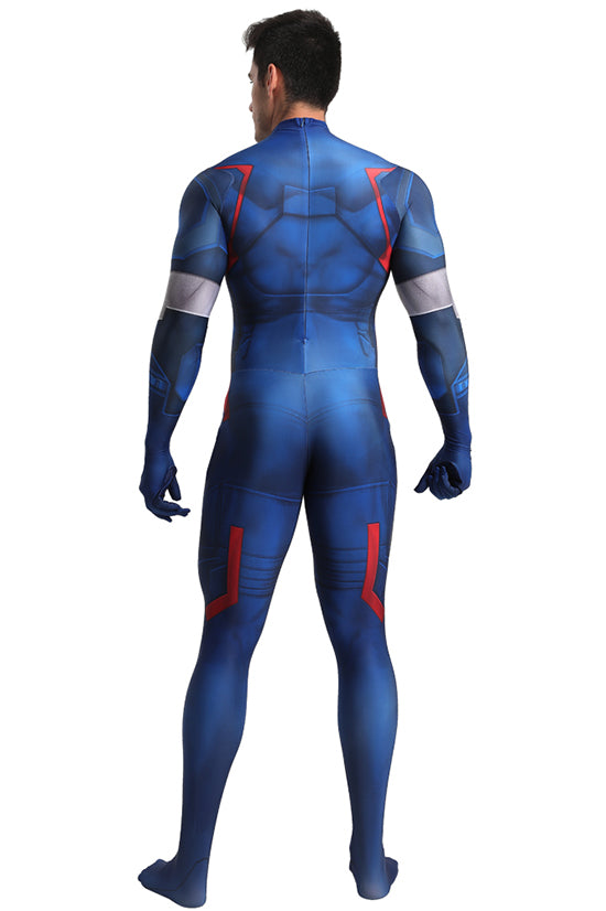 MSPANDEX - SUPERHERO CAPTAIN AMERICA CLASSIC SUIT COSPLAY