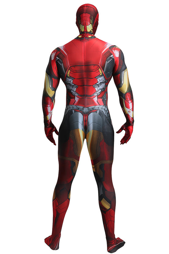 MSPANDEX - SUPERHERO IRON MAN COSTUME ZENTAI - WITH REMOVABLE MASK