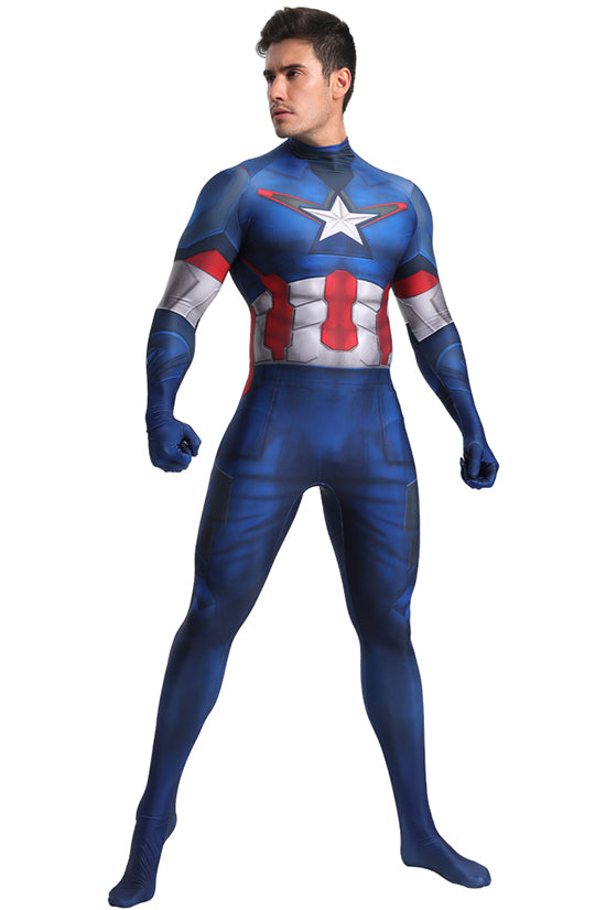 MSPANDEX - SUPERHERO CAPTAIN AMERICA CLASSIC SUIT COSPLAY