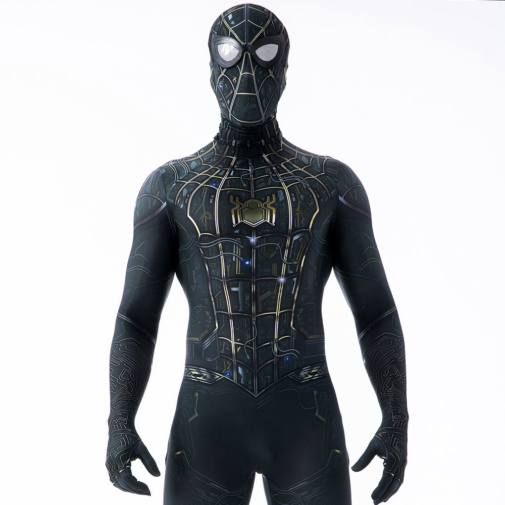 MSPANDEX - SPIDERMAN NO WAY HOME BODY SUIT CLASSIC SUPERHERO COSTUME - WITH REMOVABLE MASK