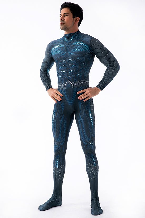MSPANDEX - AQUAMAN 2 BODY SUIT CLASSIC SUPERHERO COSTUME
