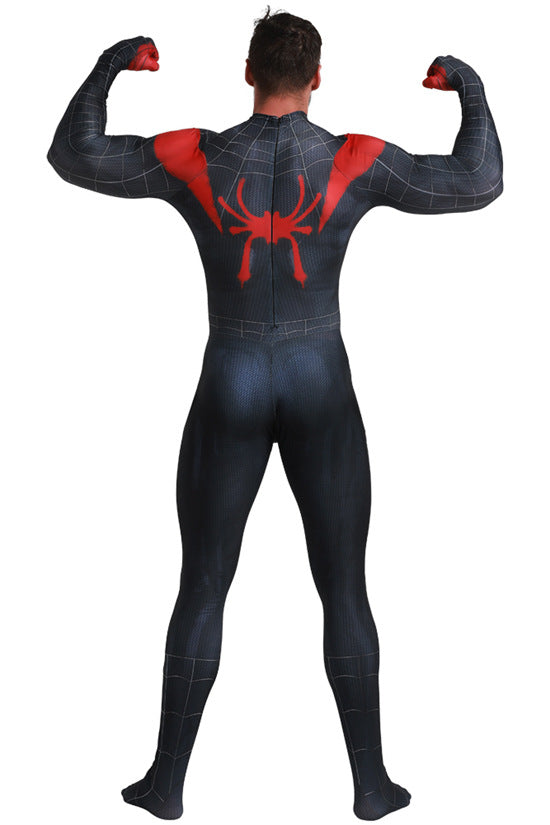 MSPANDEX - SUPERHERO SPIDERMAN BLACK COSTUME COSPLAY ZENTAI