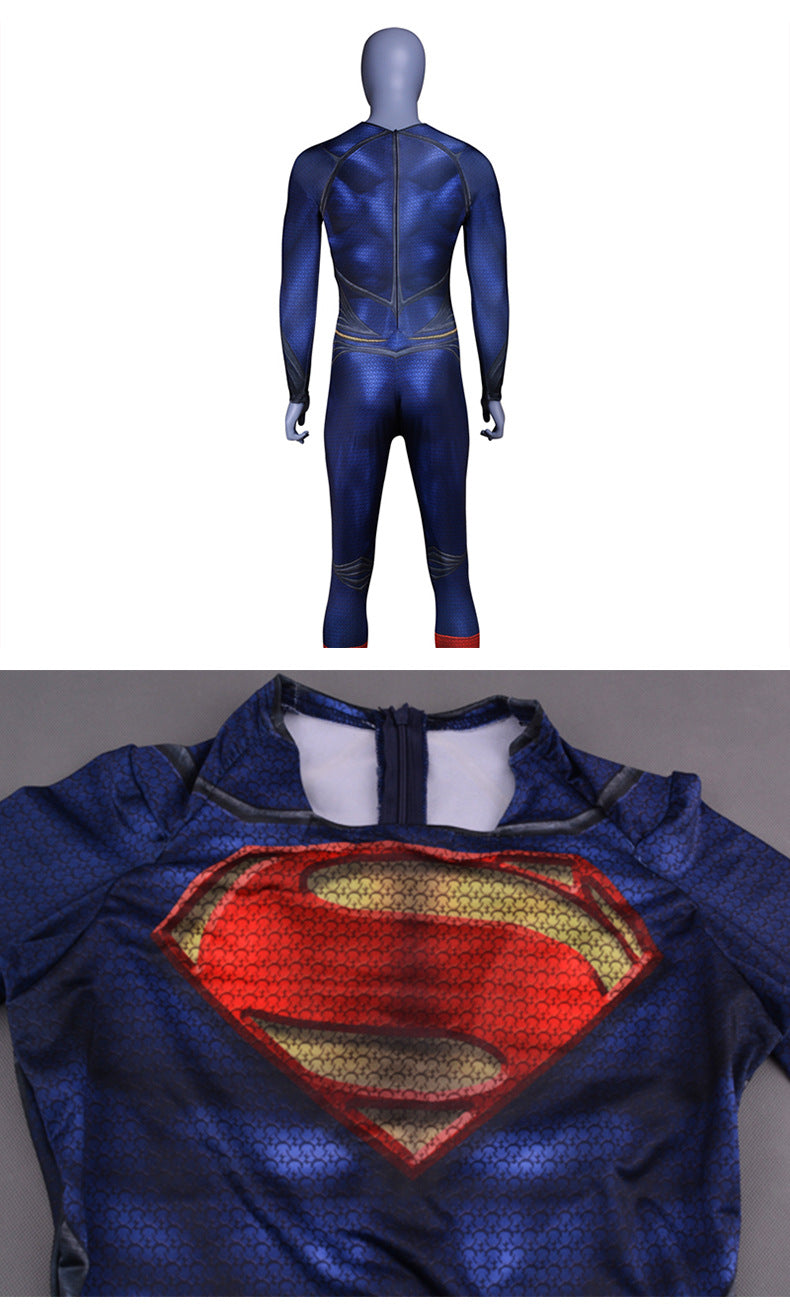 MSPANDEX - SUPERMAN BODY SUIT CLASSIC SUPERHERO